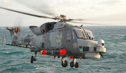 Wildcat operating from the flight deck of HMS Iron Duke