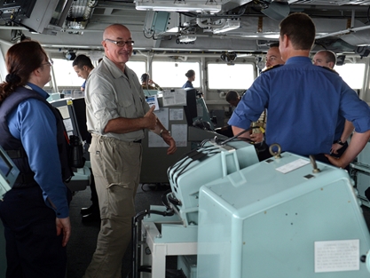 HM Ambassador to Saudi Arabia visits Royal Navy Cougar task group in Red Sea